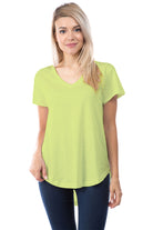 Short Sleeve V-Neck KIWI | front side