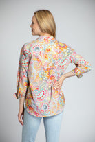  Folklore Paisley - Boyfriend Button-up Shirt