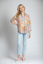  Folklore Paisley - Boyfriend Button-up Shirt