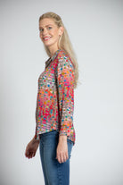 Colour Theory Confetti Print - Button-up With Roll-up Sleeve