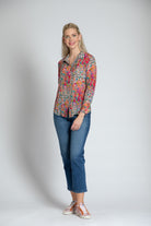 Colour Theory Confetti Print - Button-up With Roll-up Sleeve