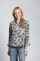 Butterfly Print - Classic Button up Shirt | front side