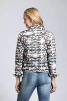 Printed Denim Jacket | back side