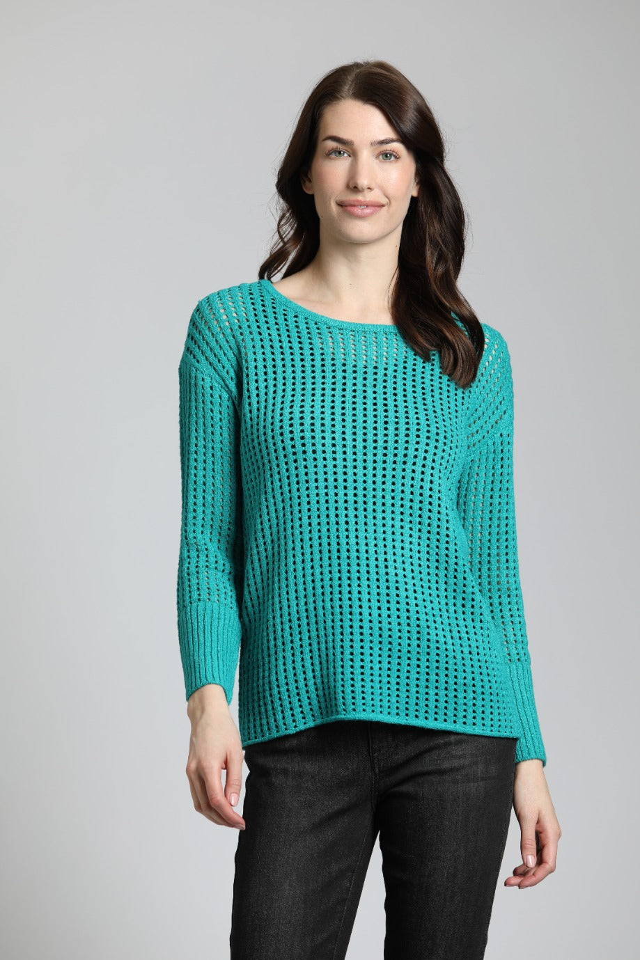 Open Knit Pullover | front side