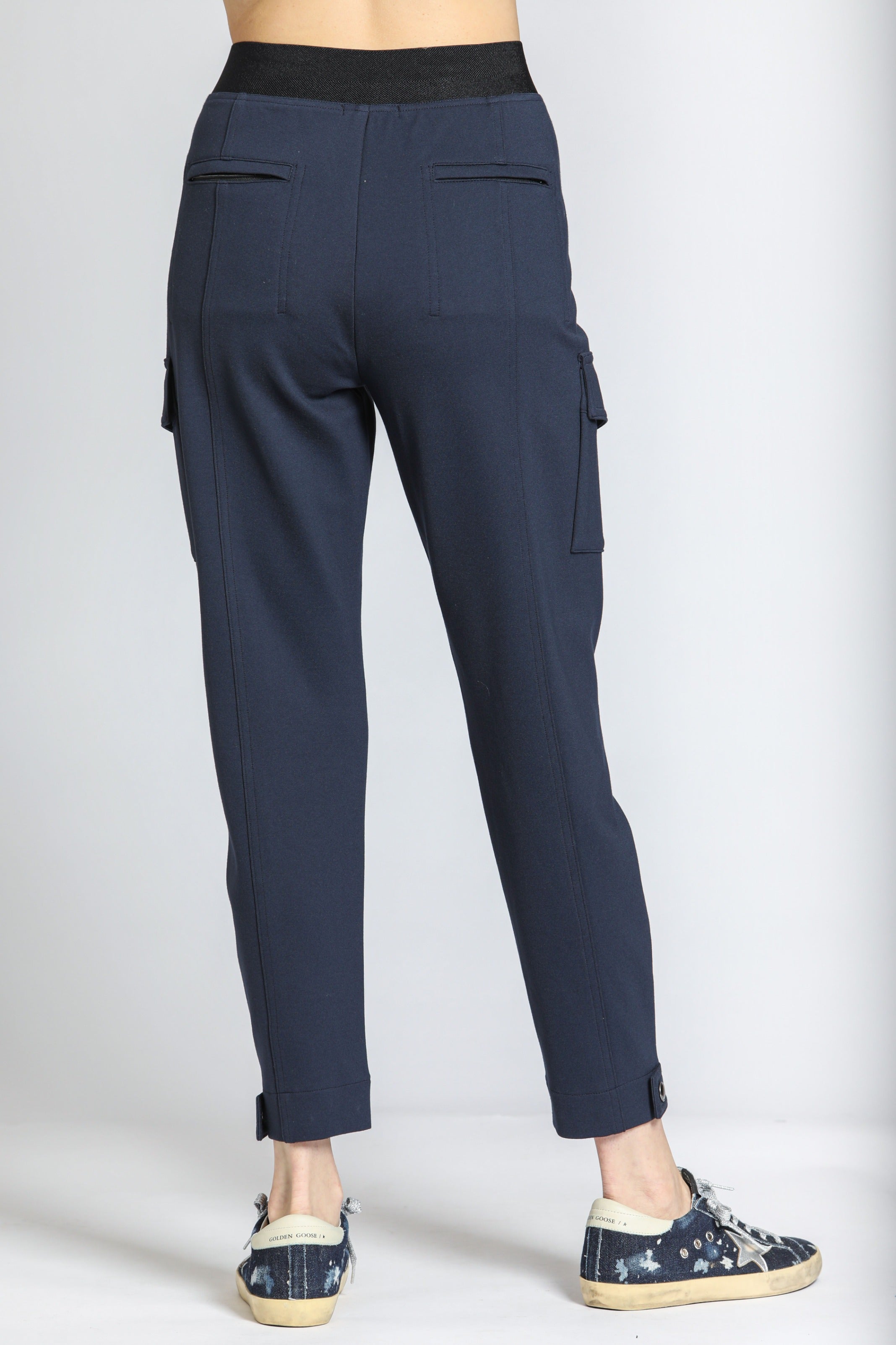 Ponte Pull-On Cargo Pant | back side